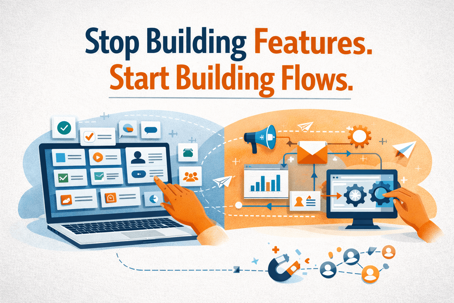 Stop Building Features. Start Building Flows.