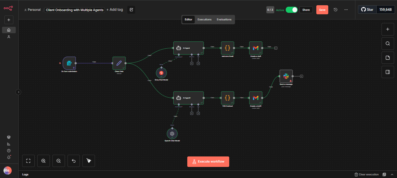 Client Onboarding with Multiple Agents